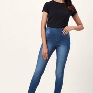 Stretchable Denim Ankle Pant