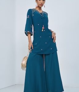 Schiffli Work Kurta